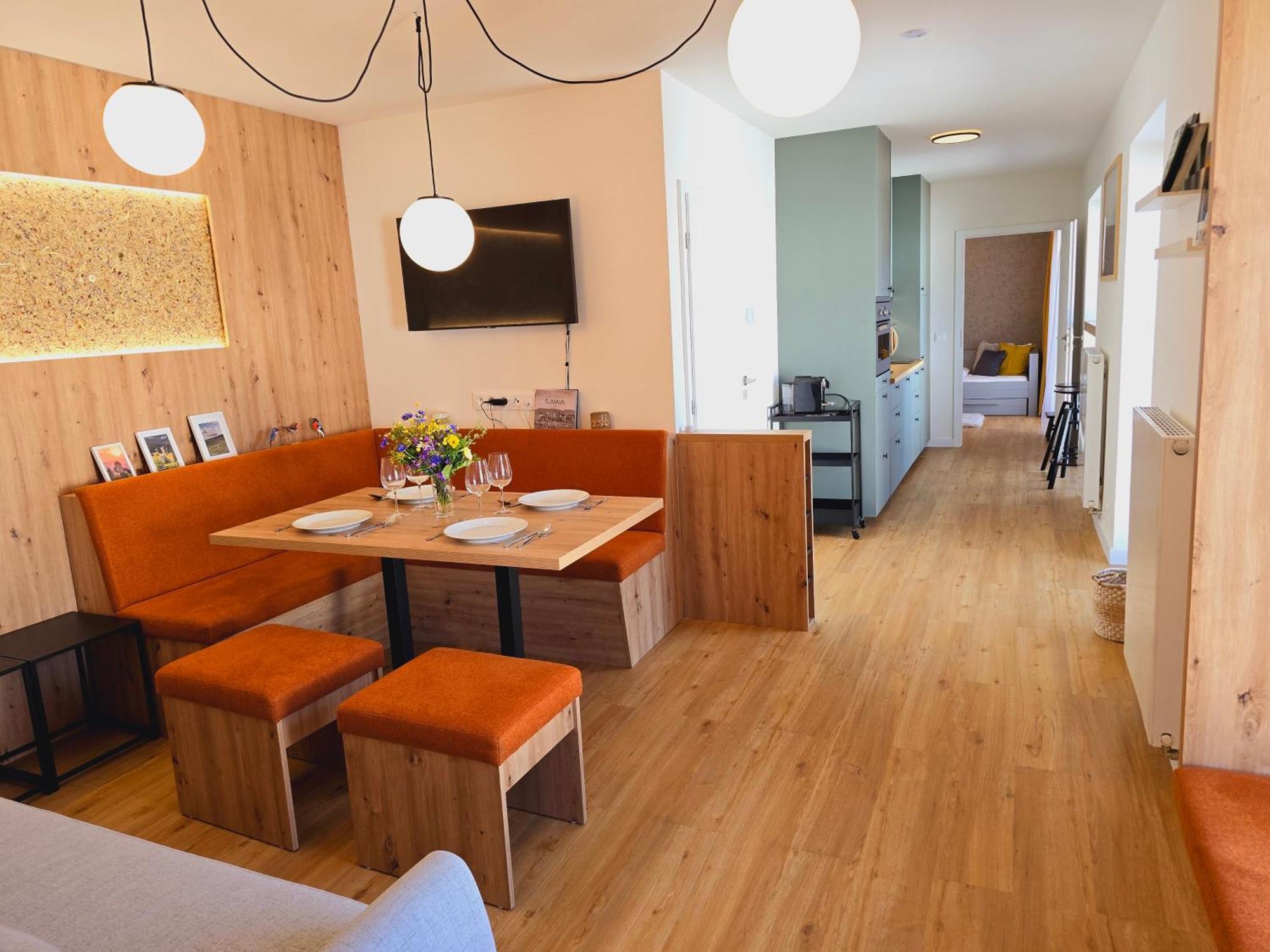 Alpine Apartment Sumava Cachrov Ngoại thất bức ảnh